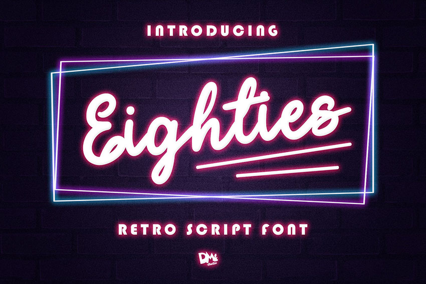 Eighties - Retro Script Font