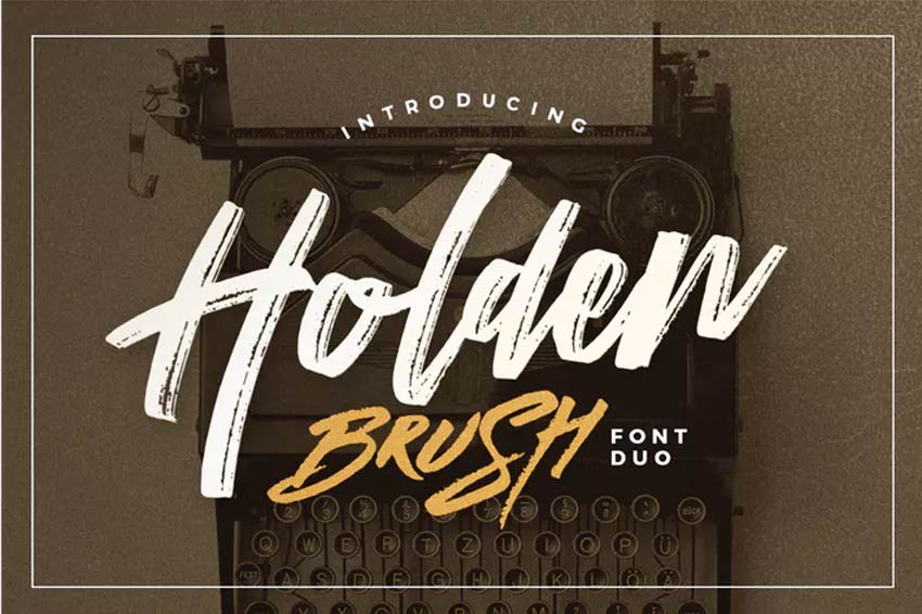 Holden Brush Calligraphy Font