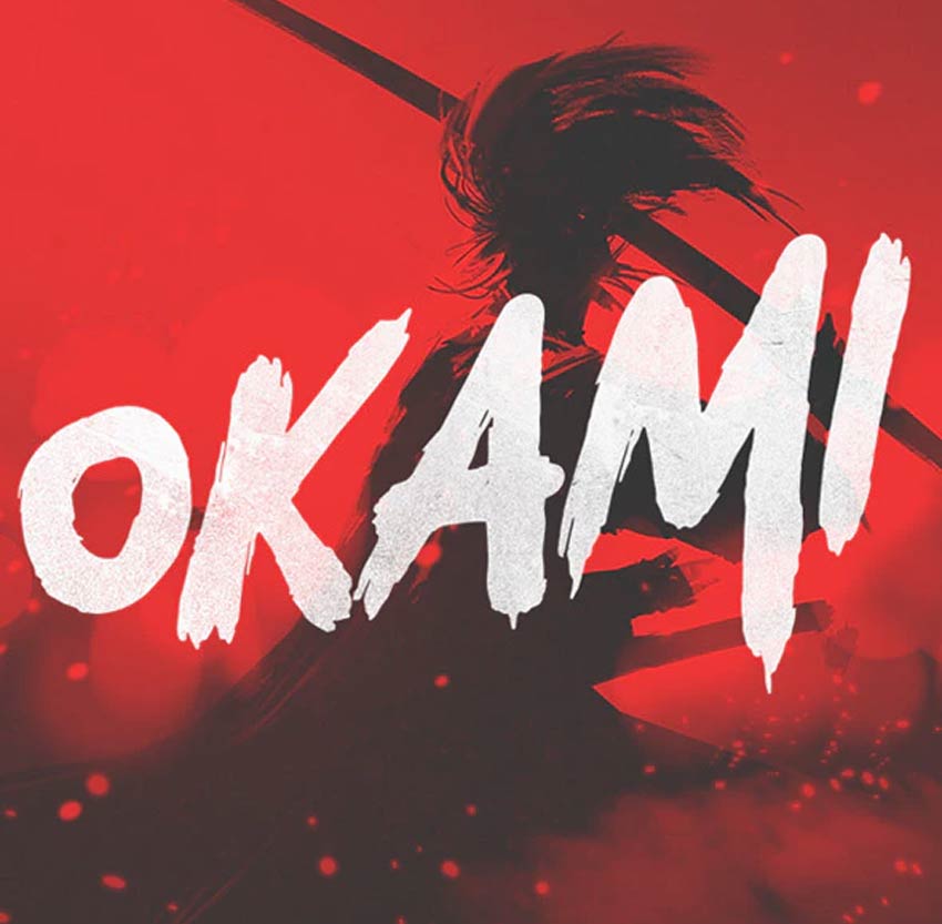 Okami - Brush Script Bold Font Download
