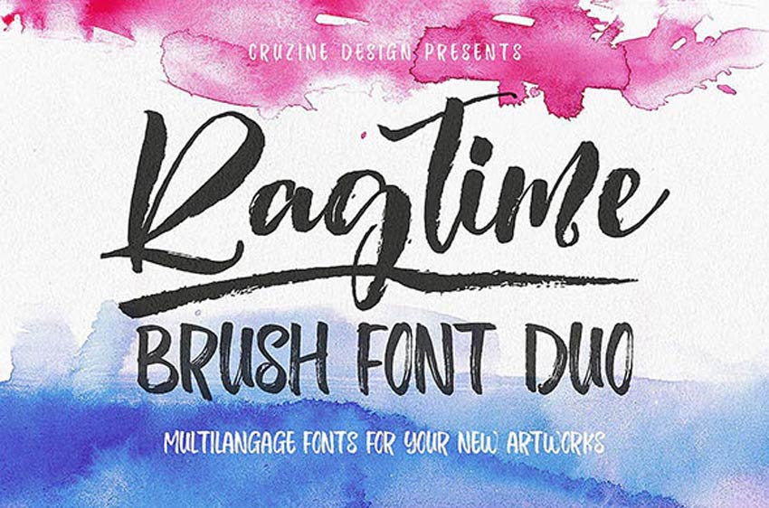 Ragtime - Trendy Brush Calligraphy Font