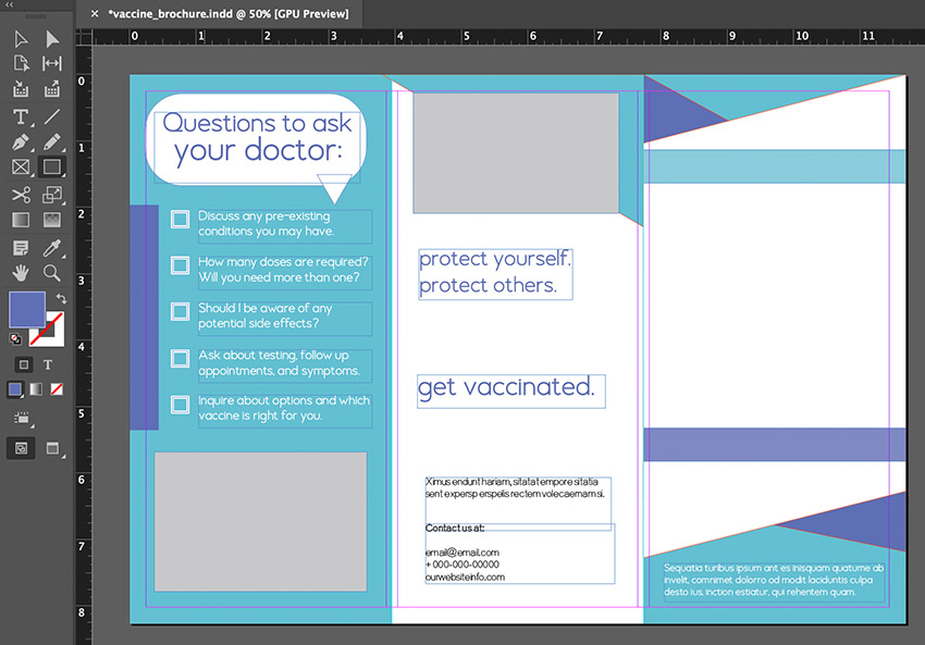 indesign rectangle tool