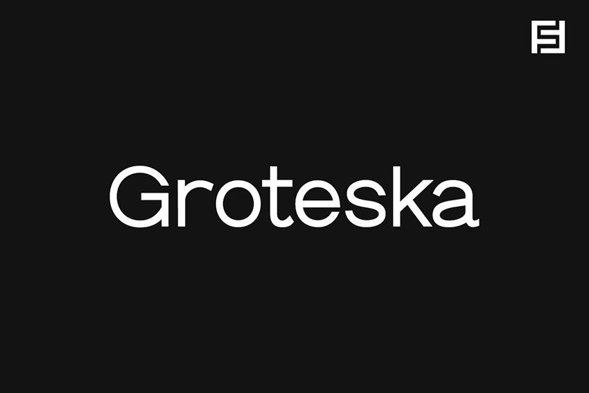 GROTESKA - Minimal & Modern Sans-Serif Typeface