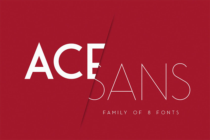 Ace Sans Modern Sans Serif Font