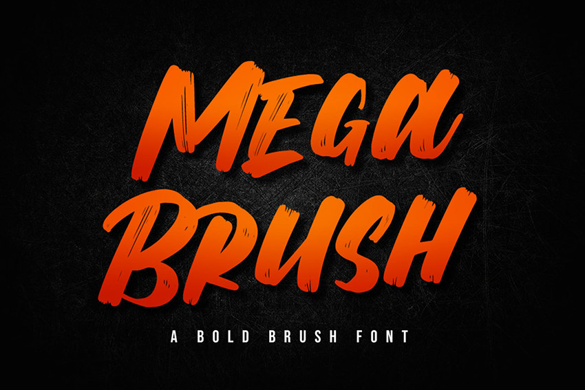 Mega Brush Font Download