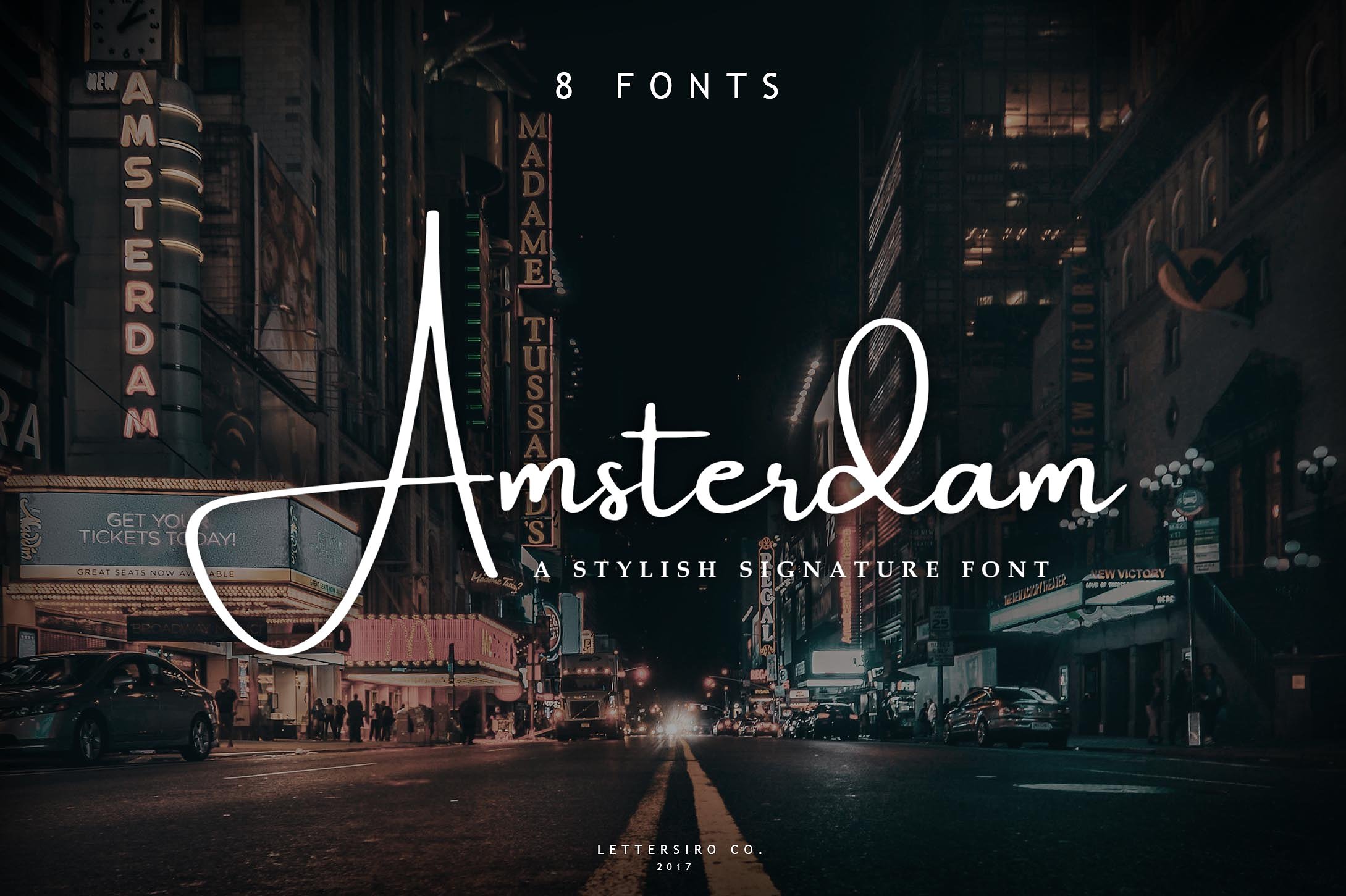 handwritten font amsterdam