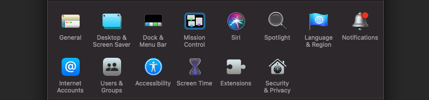 System Fonts Mac