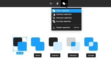 figma union selection