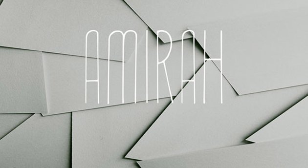 Amirah Display Typeface