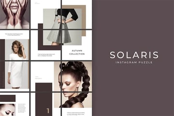 Solaris Instagram Puzzle Layout Template
