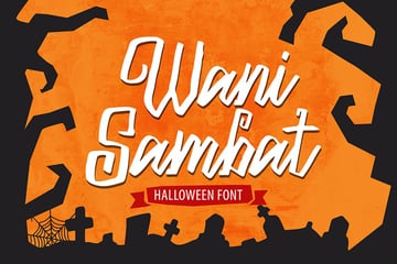 Wani Sambat - Halloween Font