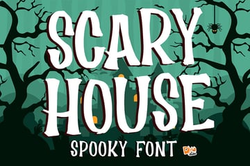 Scary House - Spooky Font