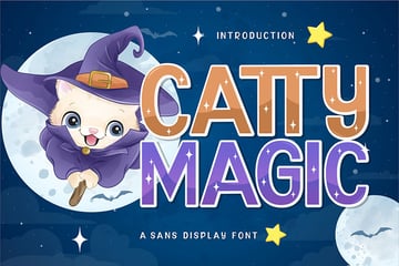 Catty Magic Display Font