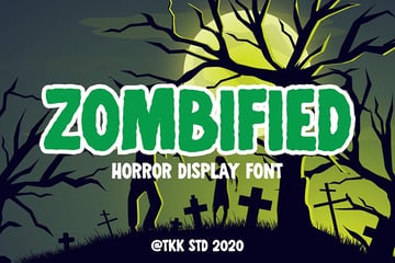 Zombified - Horror and Spooky Font