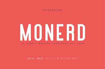 Monerd - Bold Sans Serif Fonts