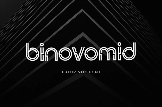 Binovomid Rounded Sans Serif Font