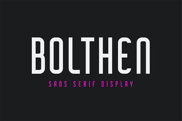 Bolthen - Sans Serif Display Typeface