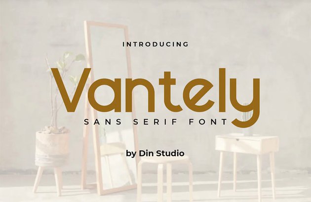 Vantely-Rounded Sans Serif Font