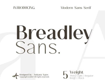 Breadley Free Sans Serif Font