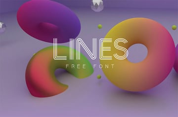 LINES Free Sans Serif Fonts