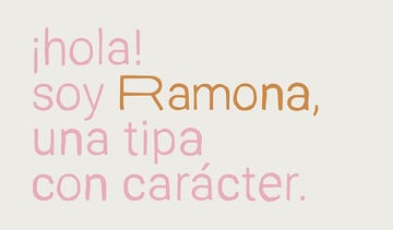 RAMONA - Sans Serif Font Example