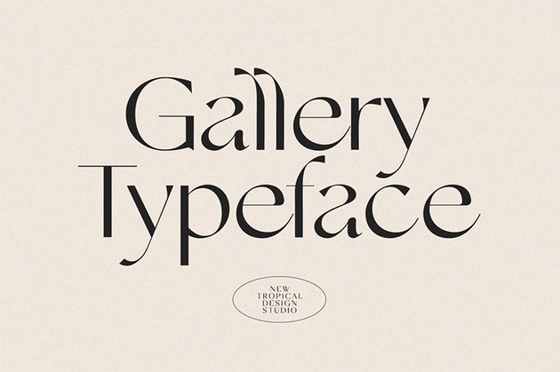 Gallery Modern Popular Sans Serif Font