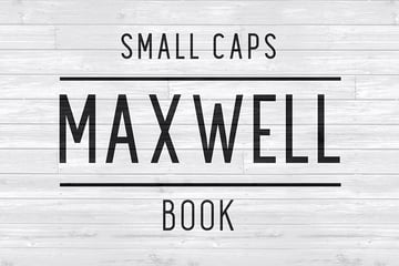 Maxwell Sans Small Caps Book