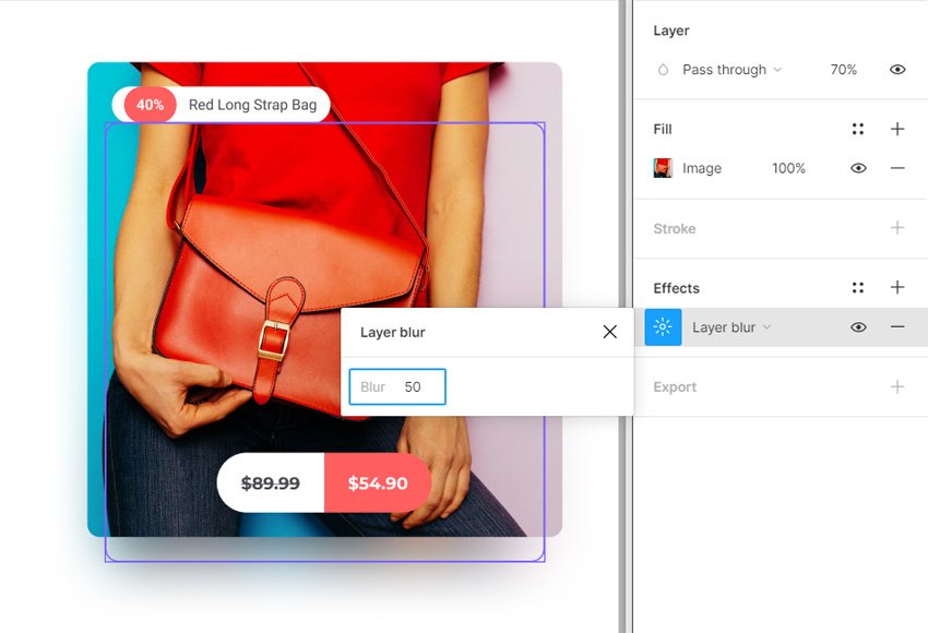 figma layer blur