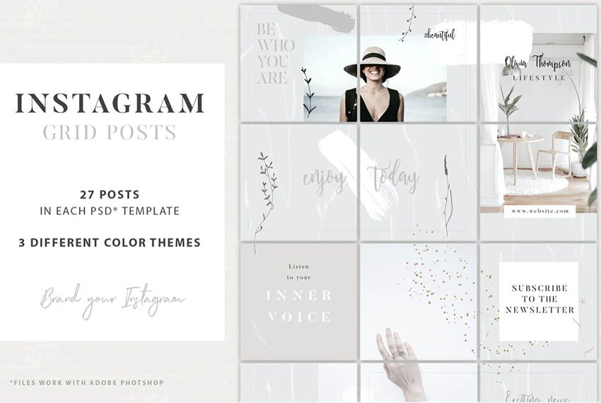 Instagram Grid Feed Template