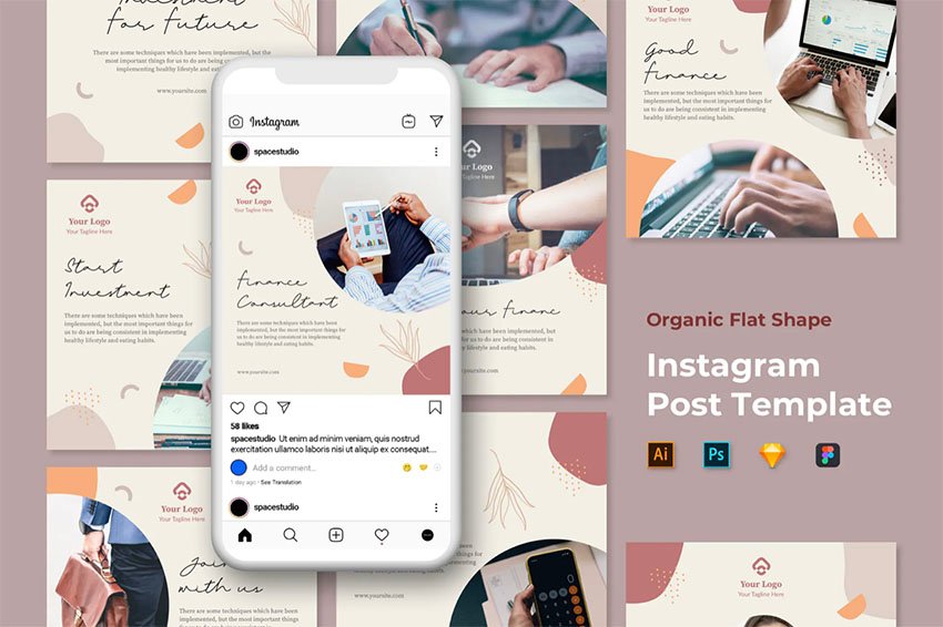 Instagram Feed Layout Template