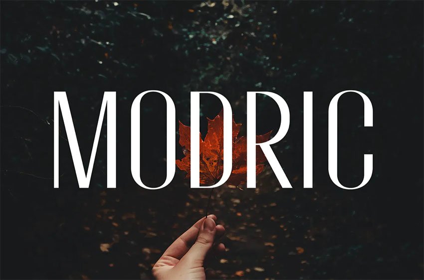Modric - Condensed Sans Serif