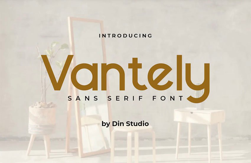 Vantely-Rounded Sans Serif Font