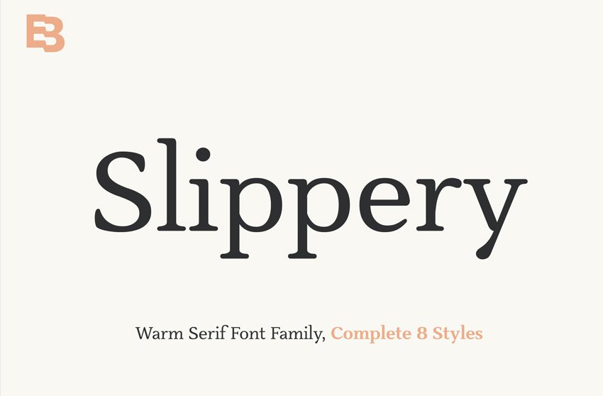slippery font styles classic warm readable text family book web classy similar to garamond