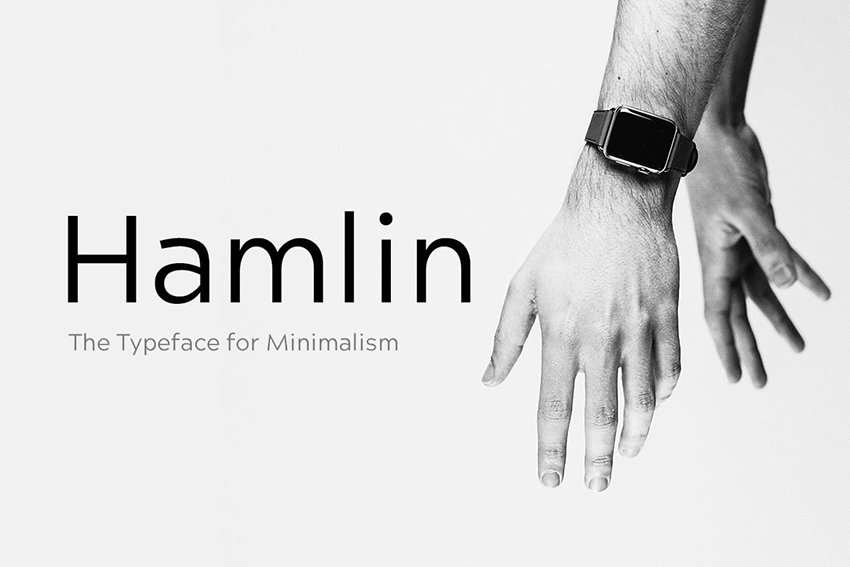 hamlin font typeface pair with garamond