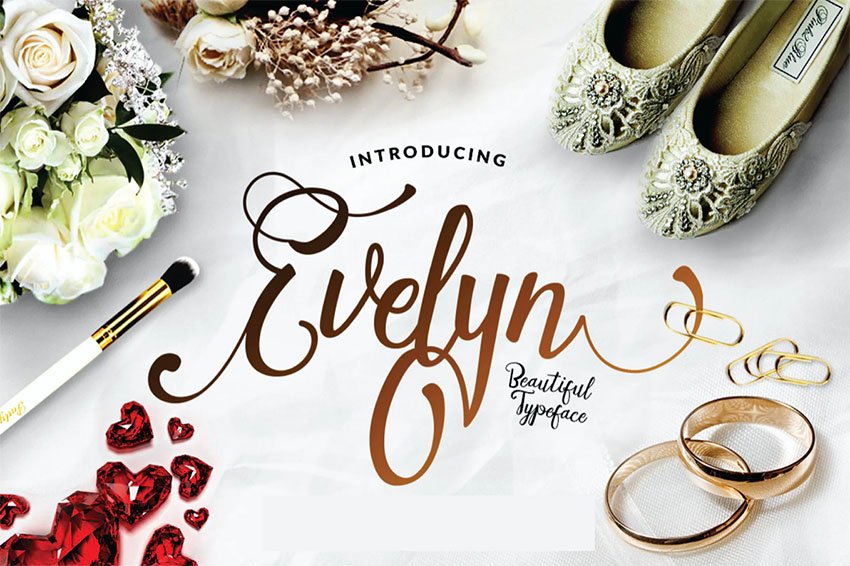 Evelyn - Wedding Script Elegant Luxury