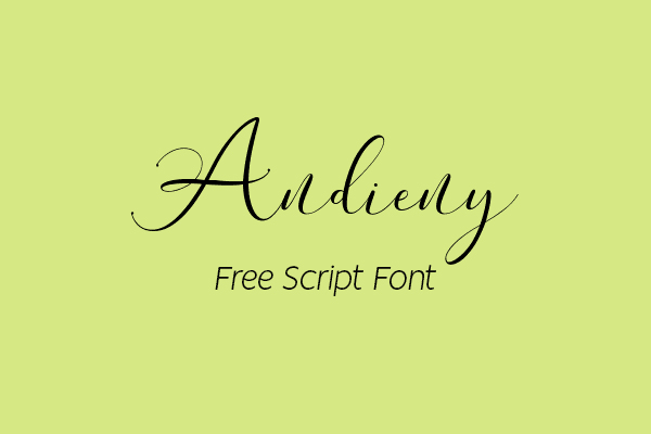 Andieny Script Free Font
