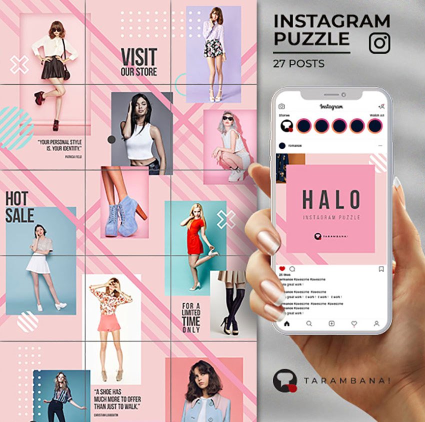 Halo - New Instagram Layout