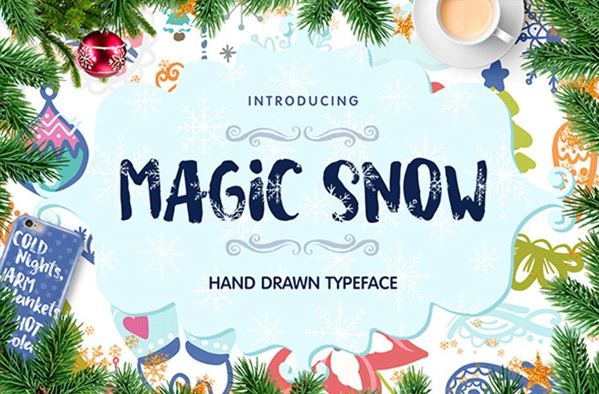 Magic Snow Typeface