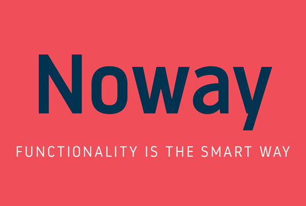 Noway Free Logo Font