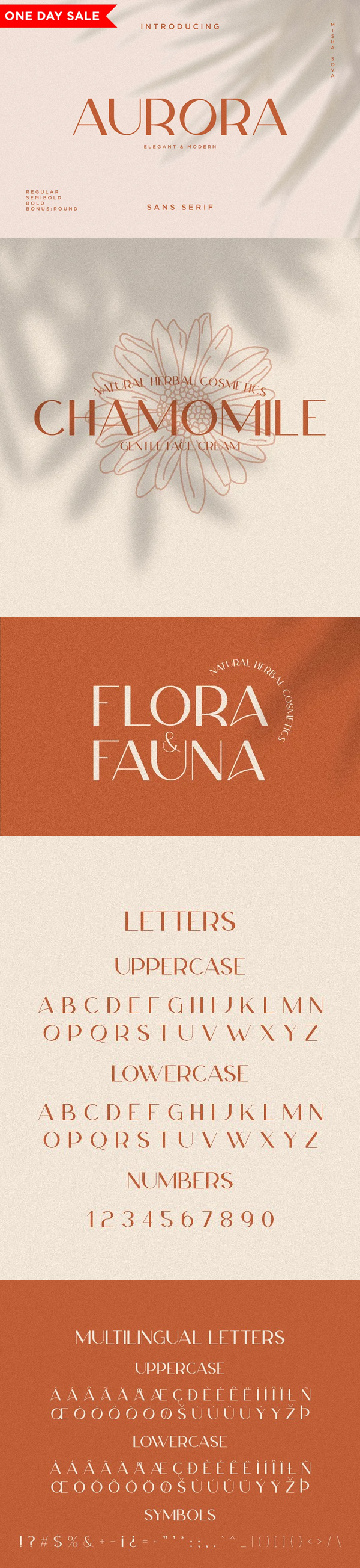 Aurora - Elegant & Modern Sans Serif Free Font