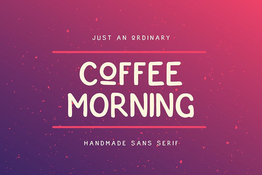 Coffee Morning Sans