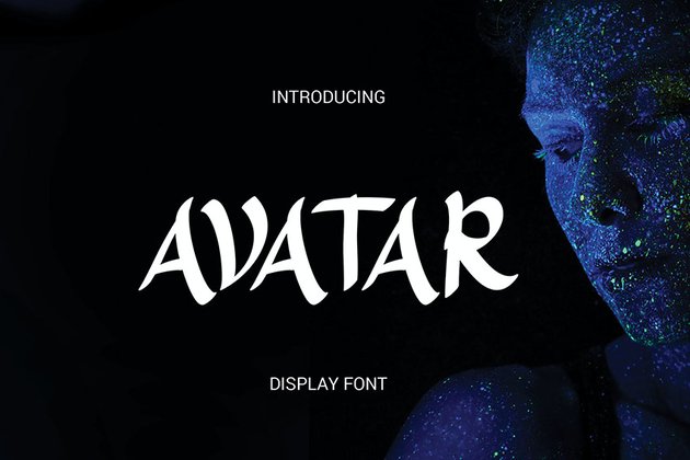 Avatar Display Font