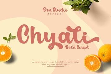 Chyali - Bold Script Font