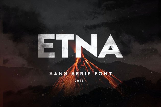 Etna Popular Sans Serif Font