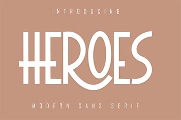HEROES Sans Serif