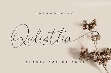 Qalistha YP Script Font 
