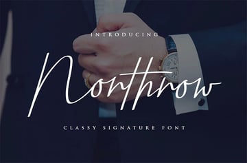 Northrow - Handwriting Font