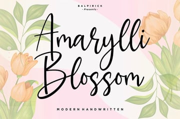 Amarylli YH - Modern Script Font