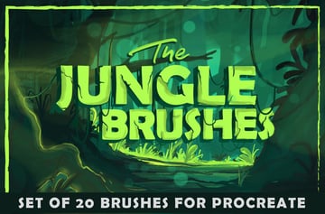 The Jungle Brushes for Procreate