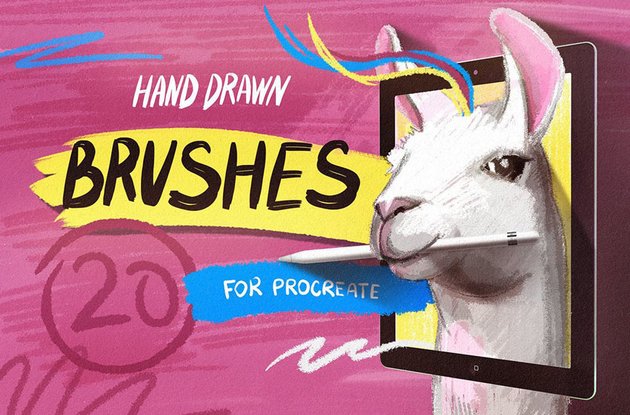 Hand Drawn Brushes for Procreate