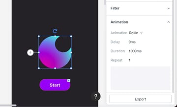 animation settings